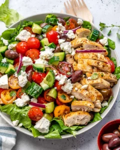 Greek chicken salad